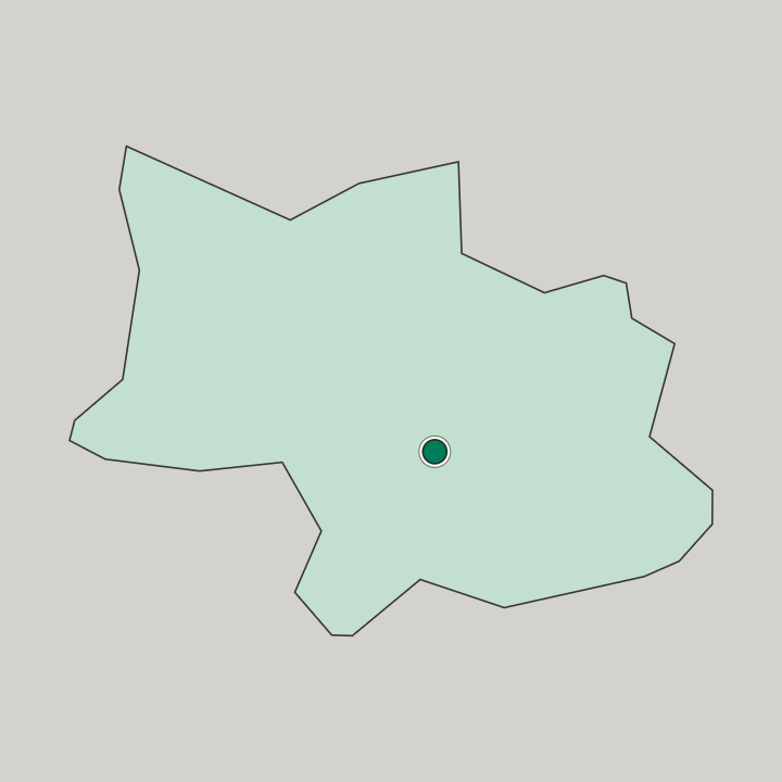 Map showing Bulawayo — In Bulawayo Province