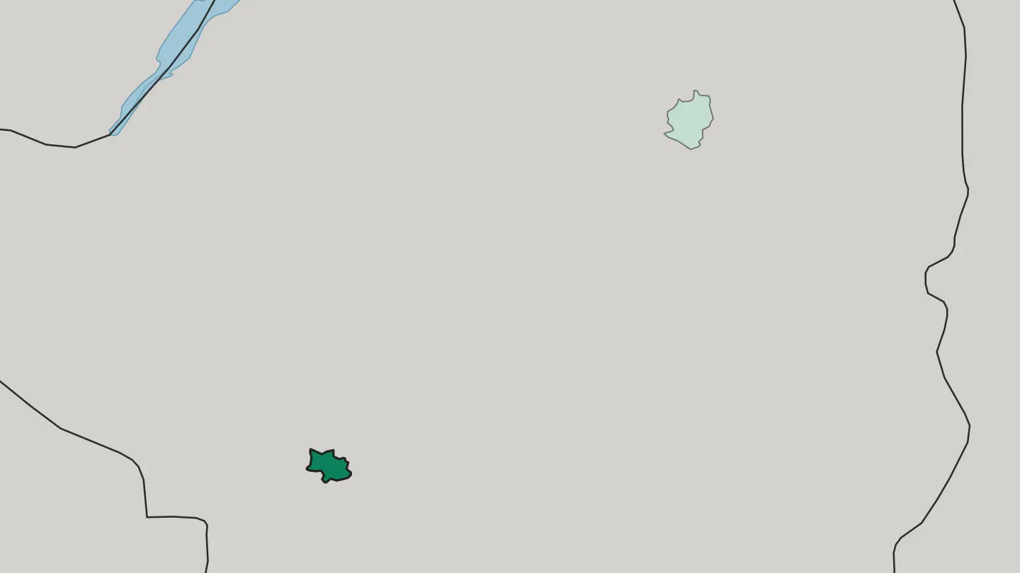 Map of Bulawayo Province in Zimbabwe