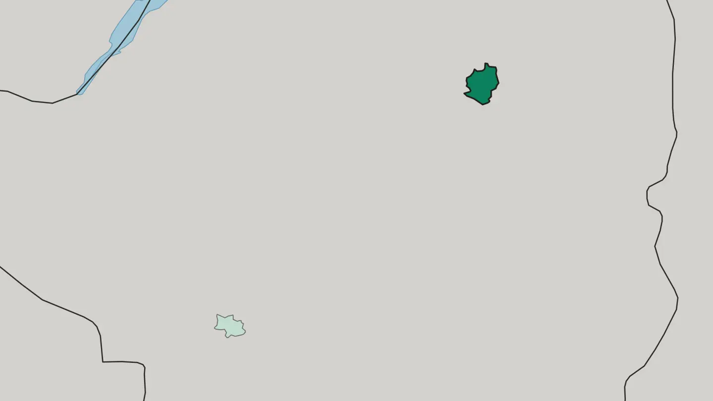 Map of Harare Province in Zimbabwe
